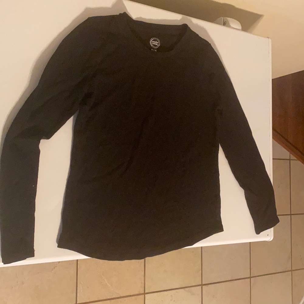 Long sleeve black shirt size 7/8